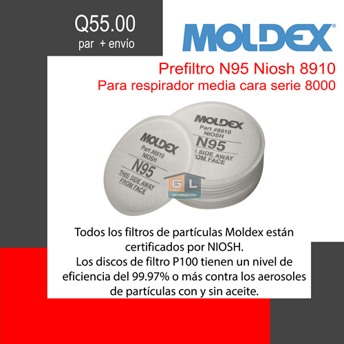 prefiltro moldex 8910